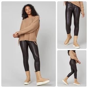 Spanx Faux Leather Croc Shine Leggings